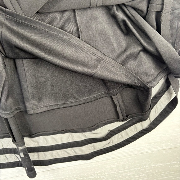 WHBM Black Sleeveless Flare Dress Midi Dress with Lace Netting Hem Line Size 00 - Picture 14 of 14